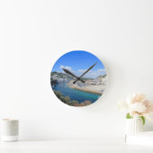 ローウォールクロック ラウンド壁時計 (ホーム)