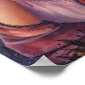 ローエナハロウィーン魔女アートbyルネ・ラボイエ ポスター (角)