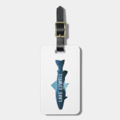 ローエル・アイダホ湖 ラゲッジタグ (正面縦)