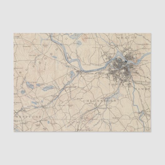 ローエル、マサチューセッツ 薄葉紙 (正面)