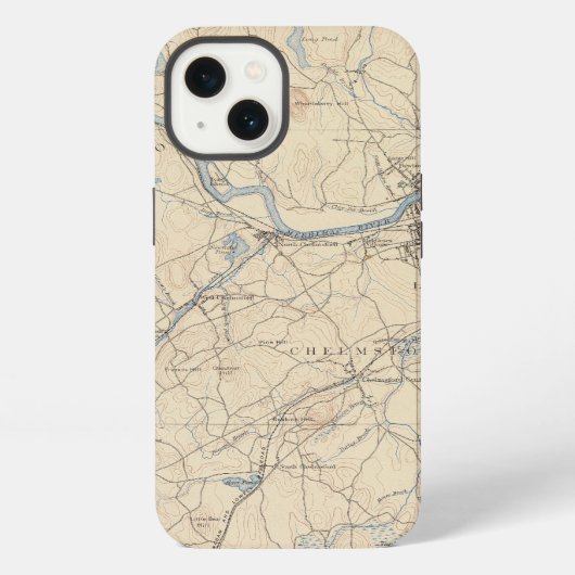 ローエル、マサチューセッツ iPhoneケース (裏面)