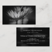 ローエレガントタスフラワーロゴヨガ 名刺 (正面/裏面)