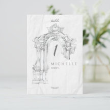 ローエレガントマモダンミニマリスト表カード