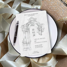 ローエレガントマモダンミニマル結婚式招待状