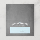 ローエレガントレルブルー |バプテスマプレイスカード プレイスカード (外部開封)