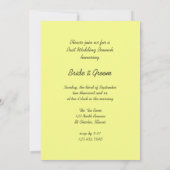 ローオブサンフラワーズポスト庭園の結婚式ブランチ 招待状 (裏面)