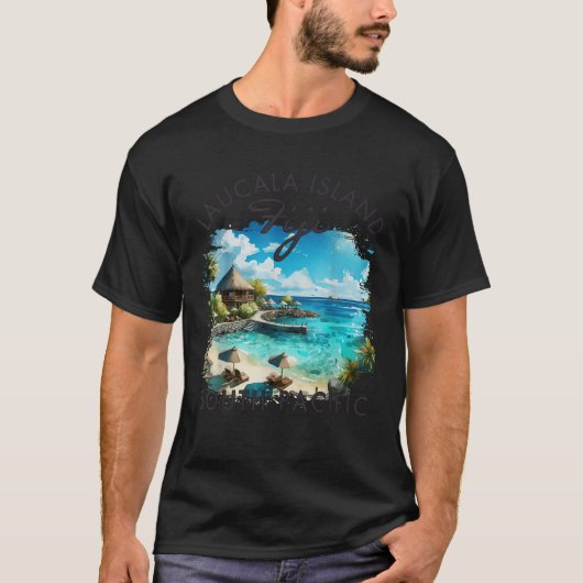 ローカラアイランドフィジー南太平洋旅行夏 Tシャツ (正面)