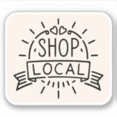 ローカルでの購入 シール (正面)