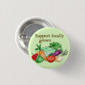 [ローカルで成長したサポート]ボタン 缶バッジ (正面&裏面)