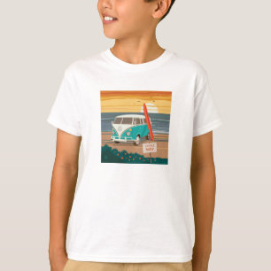 ローカルのみ VW Surf Van Tシャツ