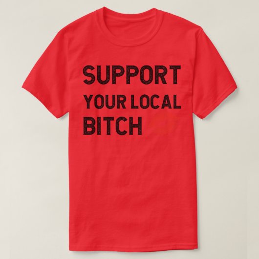 ローカルのサポート1 Tシャツ (デザイン正面)