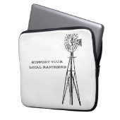 ローカルのランチャーノートパソコンのケースをサポート ラップトップスリーブ (正面左)