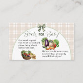 ローカルの収穫 Rustic Garden Books for Baby カード (正面)