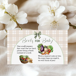 ローカルの収穫 Rustic Garden Books for Baby カード