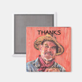 ローカルアーティス感謝していト、編集文字 マグネット (正面/裏面)