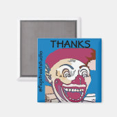 ローカルアーティス感謝していト、編集文字 マグネット (正面/裏面)