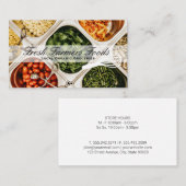 ローカルオーガニック | 農家食料品 名刺 (正面/裏面)