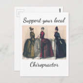 ローカルカイロプラクターのサポート ポストカード (正面/裏面)
