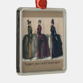 ローカルカイロプラクターのサポート メタルオーナメント (右)