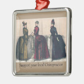 ローカルカイロプラクターのサポート メタルオーナメント (左)