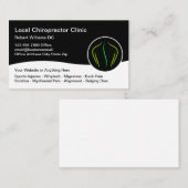 ローカルカイロプラクターバックパンクリニックの名刺 名刺 (正面/裏面)