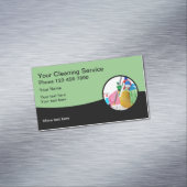 ローカルクリーニングサービスモダン名刺マグネット マグネット名刺 (インサイチュ)