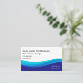 ローカルスイミングプールサービス 名刺 (スタンド正面)