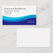 ローカルスイミングプールサービス 名刺 (正面/裏面)