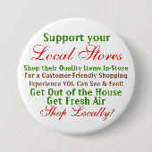 ローカルストアの購入ボタンのピン 缶バッジ (正面)