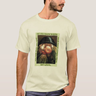 ローカルティーを食べて下さい Tシャツ