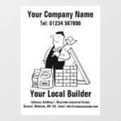 ローカルビルダーの漫画デザイン ウィンドウサイン (シート)