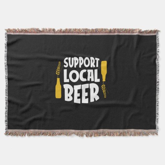 ローカルビールをサポート スローブランケット (正面)