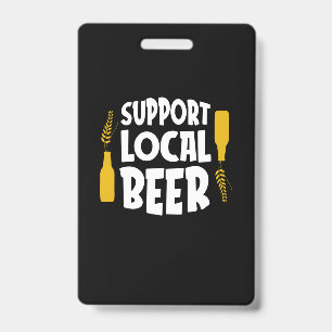 ローカルビールをサポート バッジ