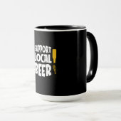 ローカルビールをサポート マグカップ (正面右)