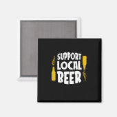 ローカルビールをサポート マグネット (正面/裏面)