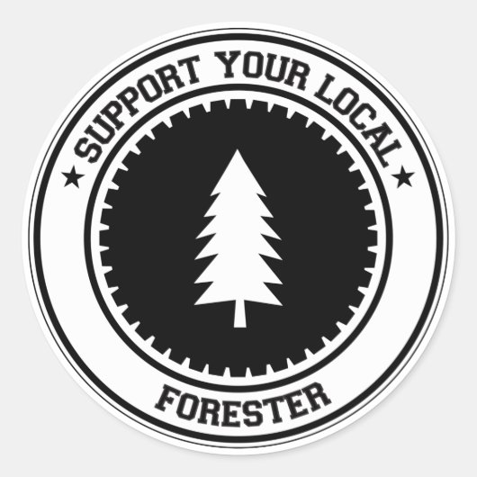 ローカルフォレスターのサポート ラウンドシール (正面)