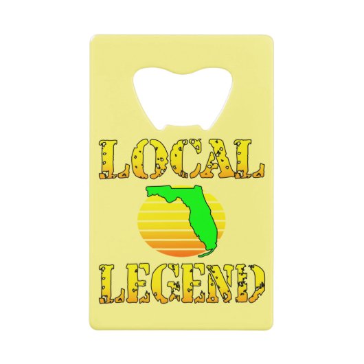ローカルフロリダ凡例#USAPatriotGraphics © クレジットカード栓抜き (正面)