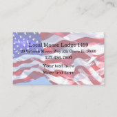 ローカルムースロッジ退役軍人ズアフェア  名刺 (正面)