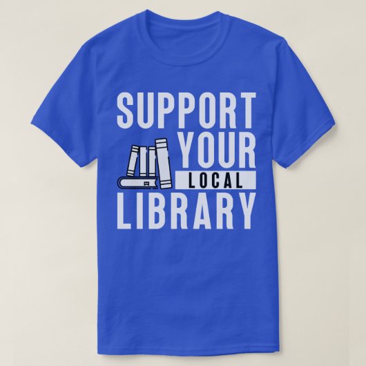 ローカルライブラリのサポート12 Tシャツ (デザイン正面)