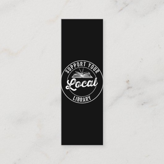 ローカルライブラリのマグネットキーチェーンをサポート ロイヤリティカード (正面)