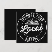 ローカルライブラリのマグネットキーチェーンコースターをサポート セーブザデート (正面/裏面)