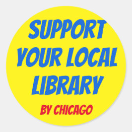 ローカルライブラリをサポートする（地域の名前） ラウンドシール