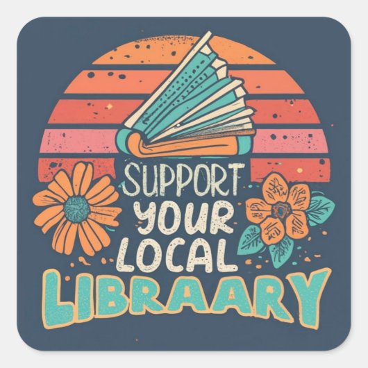 ローカルライブラリスクエアをサポート スクエアシール (正面)