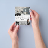 ローカル不動産仲介業者不動産業写真 チラシ (手)