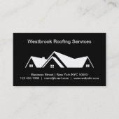 ローカル屋根サービス名刺テンプレート 名刺 (正面)