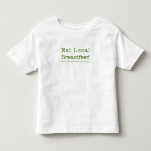 ローカル幼児を食べて下さい トドラーTシャツ