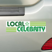 ローカル有名人のバンパーステッカー バンパーステッカー (車上)