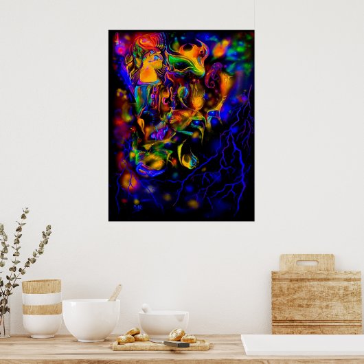 ローカル熱狂する ポスター (キッチン)