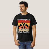ローカル理容師 Tシャツ (正面フル)