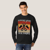 ローカル理容師 Tシャツ (正面フル)